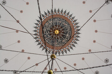 Dome of the mosque oriental ornaments