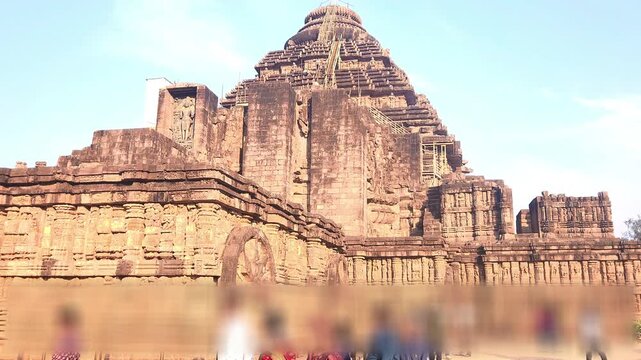 Konark Sun Temple, This Temple is a 13th-century CE Hindu Sun temple at Konark about 35 kilometres (22 mi) northeast from Puri city on the coastline in Puri district, Odisha, India