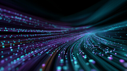 Abstract Visualization of Secure Data Tunnels with Binary Flow