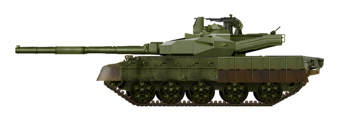 T-62AGM Oplot (Concept of modernization of the T-62 tank, with the installation of a new turret and a 125-mm gun) © Tikros