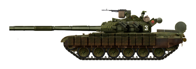 T-67BV (Concept of modernization of the T-64BV tank, using a new chassis) © Tikros