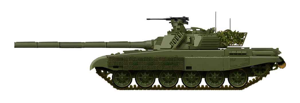 PT-91M Pendekar (Modernized Polish-made main battle tank, developed on the basis of the T-72 for the needs of the Malaysian army, featuring a more powerful engine)