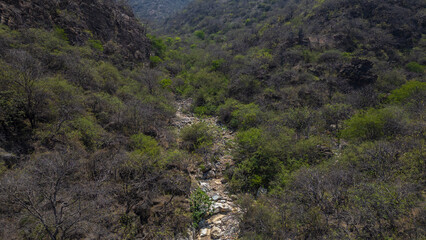 Jag&uuml;eyes de Mayasc&oacute;n, a place with crystal clear pools formed around the mountains, Chiclayo in Lambayeque - Peru