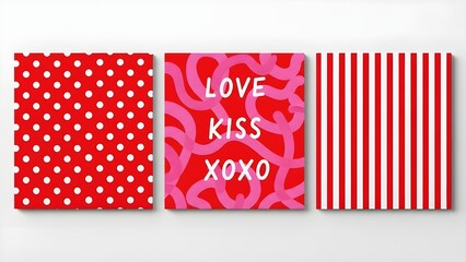 Valentine s day patterned background