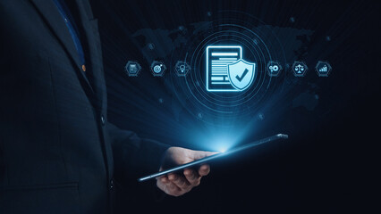 Naklejka na ściany i meble Compliance ensures alignment with standards, laws, and policies. A strong compliance system helps enforce regulation, protect organizations, and improve global compliance transparency. Elide