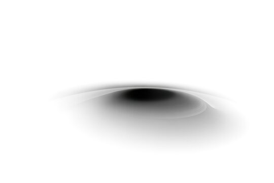 Black drop shadow soft edges on transparent background 
