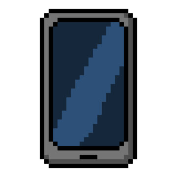 Vector Pixel Art Icon of Smartphone