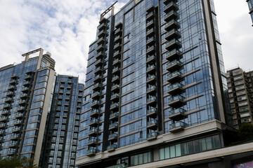 modern residential building in hong kong