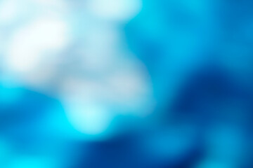 Fondo abstracto azul con luz oceánica, arte vectorial, suaves ondas bokeh y texturas brillantes
