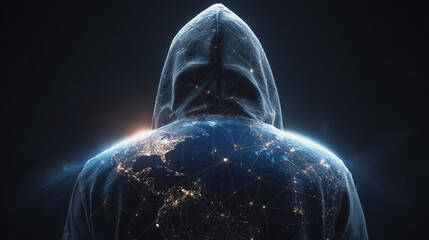 Hackers are planning to hack and attack Zeroday networks and cyber security systems in Smart digital city with connection network reciprocity over the cityscape . Concept of future smart wireless city