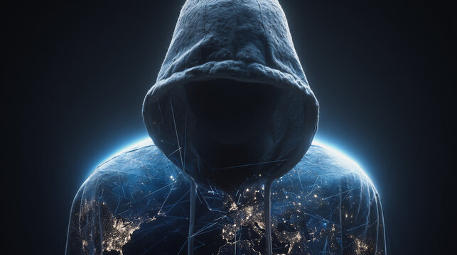 Hackers are planning to hack and attack Zeroday networks and cyber security systems in Smart digital city with connection network reciprocity over the cityscape . Concept of future smart wireless city - Powered by Adobe