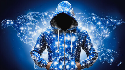 Hackers are planning to hack and attack Zeroday networks and cyber security systems in Smart digital city with connection network reciprocity over the cityscape . Concept of future smart wireless city