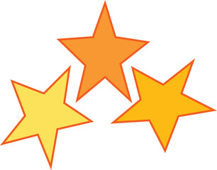 Obraz premium Golden shades star icon representing achievement and success isolated on a red background for design projects