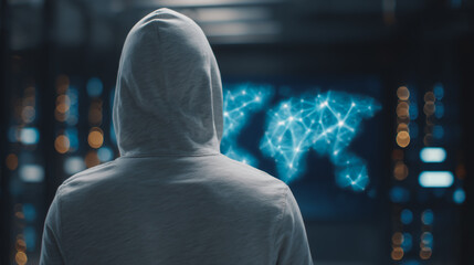 Hacker are planning to hack and attack networks and cyber security , innovative Smart city and graphs with statistics to analyze business potential and predict future developments in company growth.
