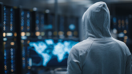 Hacker are planning to hack and attack networks and cyber security , innovative Smart city and graphs with statistics to analyze business potential and predict future developments in company growth.