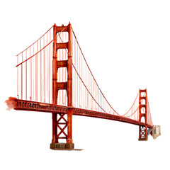 Detailed Golden Gate Bridge San Francisco Landmark © sahin