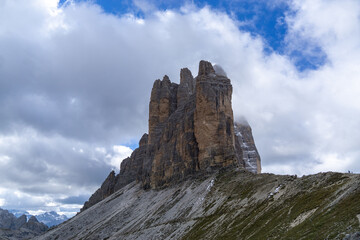 Fototapeta premium Tre Cime di Lavaredo mountain peaks, Dolomites, Italy