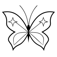 Glam Rhinestone Butterfly Print For Apparel On White Background