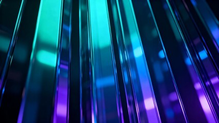 Abstract blue purple vertical lines on dark background with modern digital design