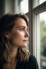 Loneliness &ndash; Thoughtful Woman Looking Away