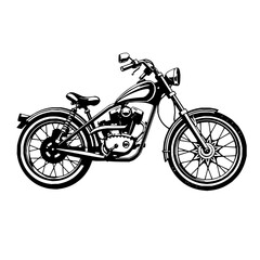 Fototapeta premium motorcycle isolated on white