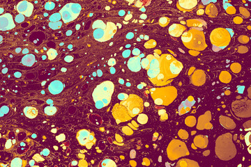 Abstract Ebru Marbling Pattern Background