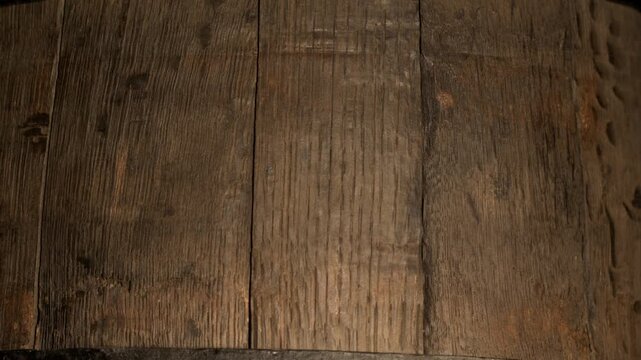 Rustic wooden surface, Weathered oak planks featuring deep textures and warm hues for creative backgrounds