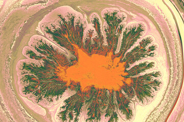 Abstract Marbled Ebru Paper Texture