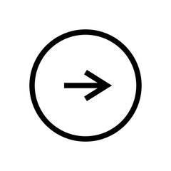 Circle with right arrow filled