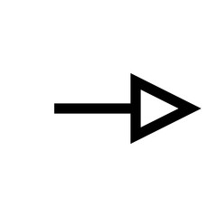 Thick line right arrow