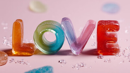 Sweet candy and crystal details