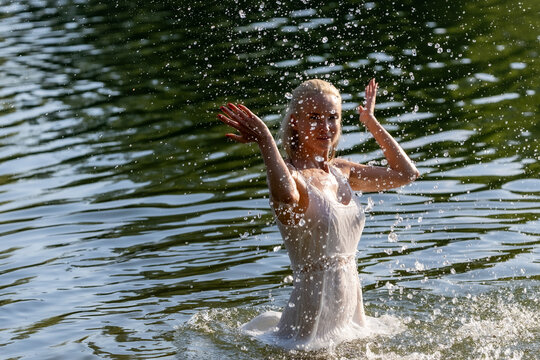 white christmas dresses Pink Venus Wetlook Dress – Di Petsa main image 0