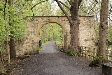 Blick auf Burg Vischering in L&uuml;dinghausen