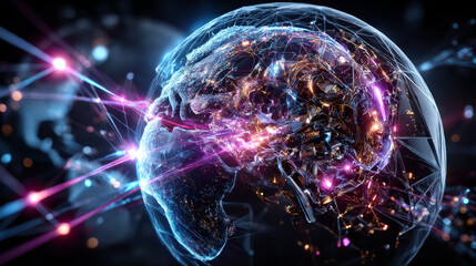 Hi-tech digital technology futuristic circuit digital. Abstract futuristic design. artificial intelligence. Modern futuristic design. Global network connection technology. vector illustration.