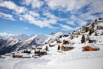 A day in Lauchernalp,Switzerland