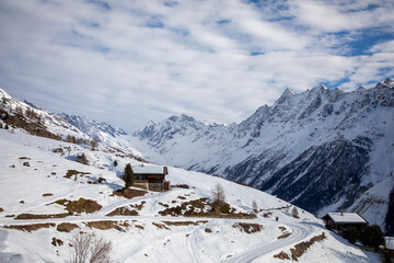 A day in Lauchernalp,Switzerland