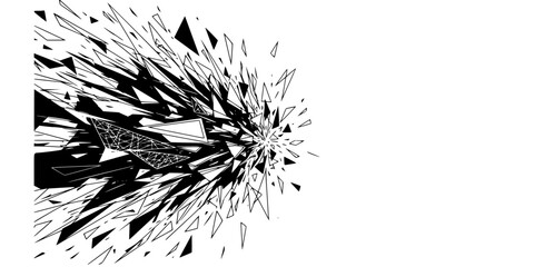 Fototapeta premium Football Goal Net Impact Distortion Stipple Vector