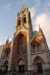 Fototapeta premium St. Patricks Cathedral in Dublin, Ireland, a historic architectural landmark.