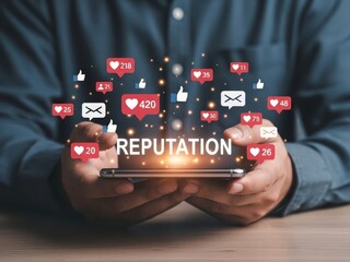 Focusing on building and managing digital reputation through active social media engagement and online presence