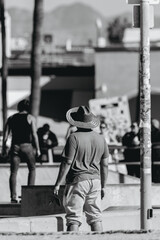 People having fun at the beach