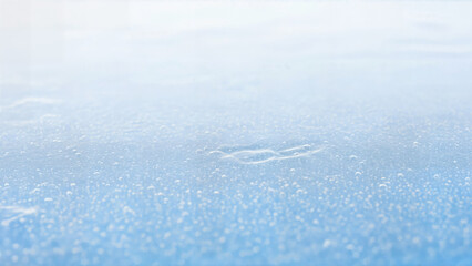 Obraz premium Close up light blue texture background with small water drops