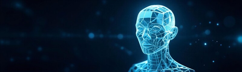 Futuristic Digital Human Model