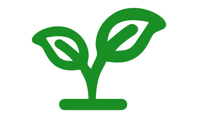 leaf nature icon vector logo