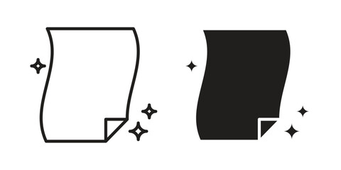 Cleaning cloth icons in trendy flat style. Icon design, logo, app, UI. Vector illustration