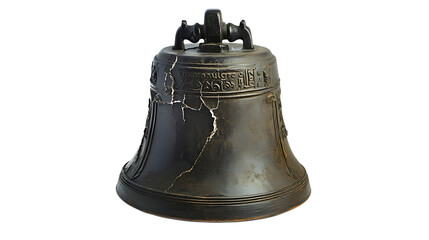 Liberty Bell Cracked Antique Bronze Close-Up