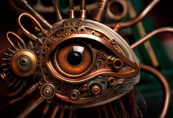 Mechanical Eye Looking at You - Security Surveillance