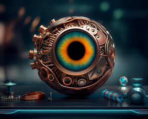 Futuristic mechanical device that can do incredible things