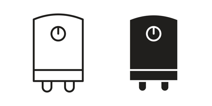 Geyser Icons in trendy flat style. Icon design, logo, app, UI. Vector illustration