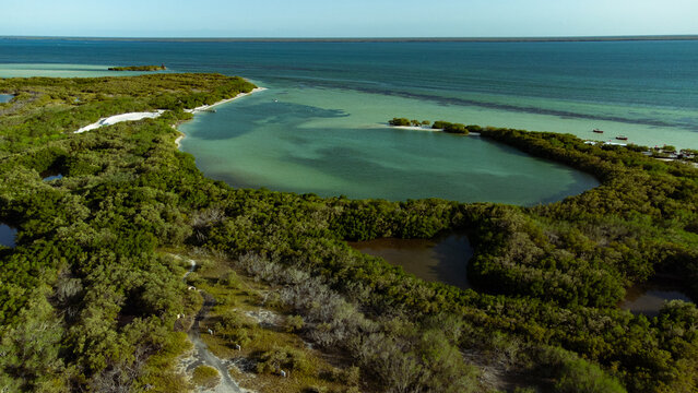 Caribbean Island - Holbox on Drone