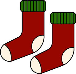 Christmas Stockings Illustration